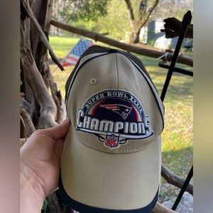 $3 BUNDLE ONLY New England Patriots Super Bowl XXXiX 39 Champions Hat Reebok New